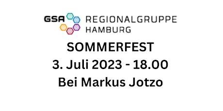 Hauptbild für Sommerfest Regionalgruppe Hamburg