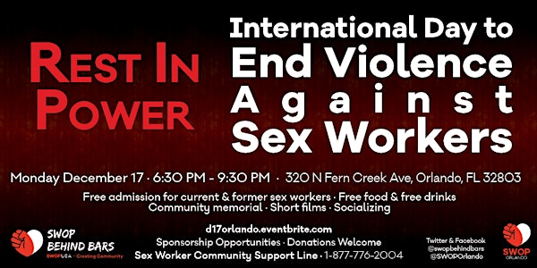 Rest In Power (International Day to End Violence Against Sex Workers)