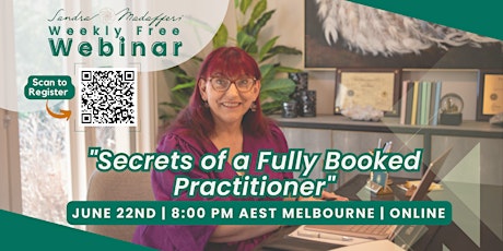 Secrets of a Fully Booked Practitioner - Free Webinar primary image