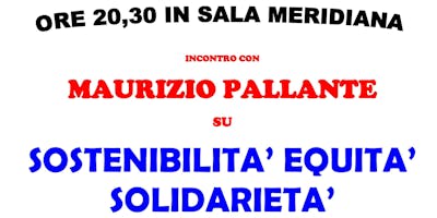 SOSTENIBILIA' EQUITA' SOLIDARIETA' SOSTENIBILIA' EQUITA' SOLIDARIETA'