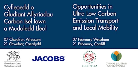 Opportunities in Ultra Low Carbon Emission Transport and Local Mobility (Cardiff) primary image