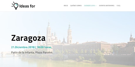 Imagen principal de Ideas For Zaragoza 2018