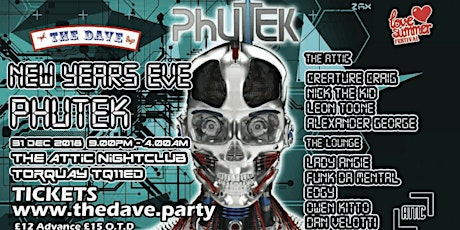 New Years Eve - Phutek Live at The Dave primary image