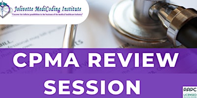 5/04/2024 JMCI CPMA  Review Session | LIVE via Zoom 11:00AM CST primary image