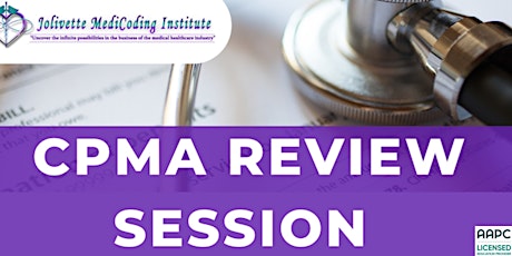 3/30/2024 JMCI CPMA  Review Session | LIVE via Zoom 11:00AM CST