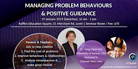 Managing Problem Behaviours & Positive Guidance 