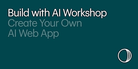 Hauptbild für Build with AI: Create an AI Web App (ONLINE WORKSHOP)