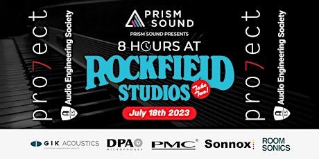 Imagen principal de Prism Sound presents: 8 Hours at Rockfield (Take Two)