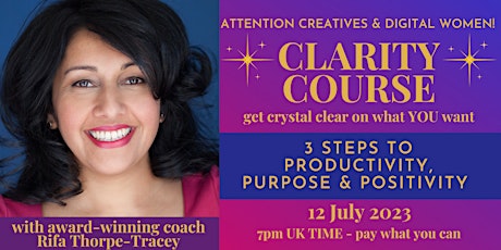 How To Get Clear On What You Want - a Refigure: Clarity Workshop primary image