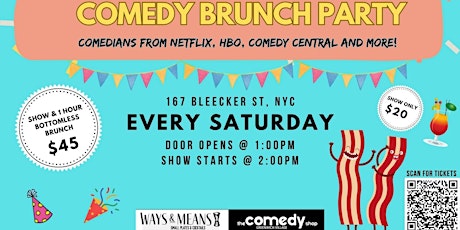 Comedy Brunch Party at Comedy Shop! primary image