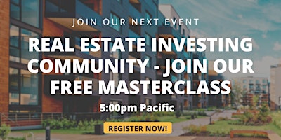 Immagine principale di Real Estate Investing Community - Join our Free Masterclass 