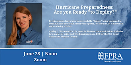 Hauptbild für Hurricane Preparedness Session 2: June 28