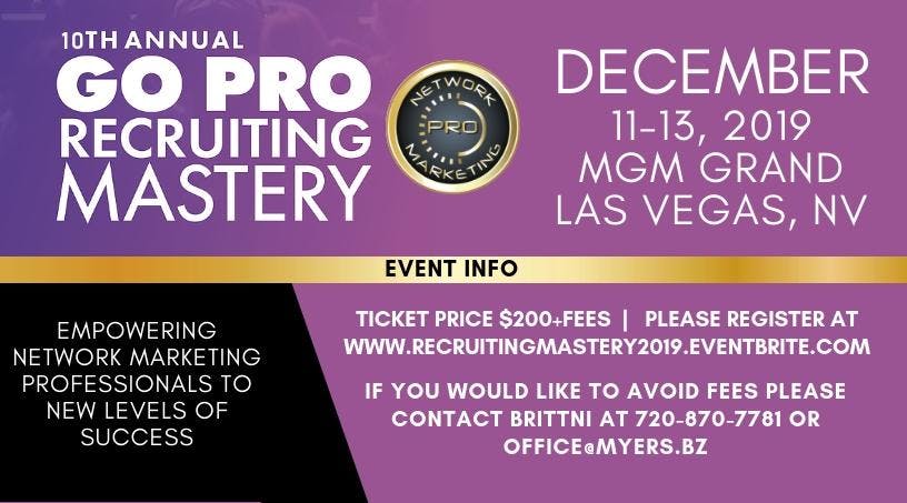 2019 Go Pro Recruiting Mastery