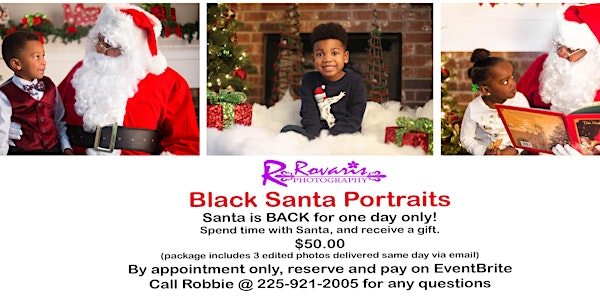 Portraits with Black Santa