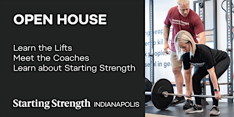 Gym Open House & Coaching Demonstration at Starting Strength Indianapolis