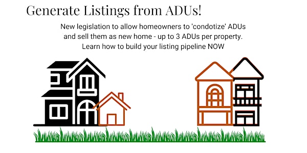 LIVE! Generate Listings from ADUs!