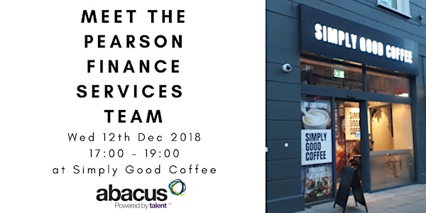 Meet and Greet The Pearson Finance Services Team