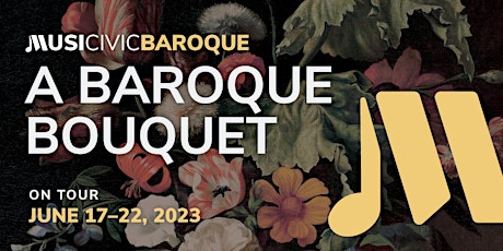 Immagine principale di Musicivic Baroque - “A Baroque Bouquet” — Live at Ambler Library 