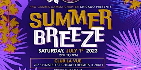 Rho Gamma Gamma Chapter Presents.. Summer Breeze Day Party primary image