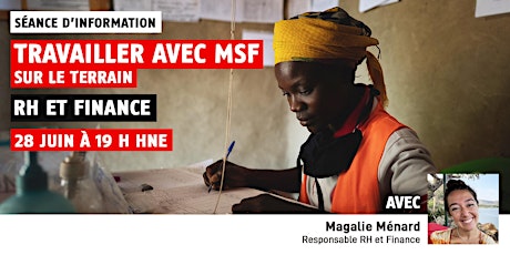 Séance d'Information: travailler avec MSF sur le terrain - RH et Finance primary image
