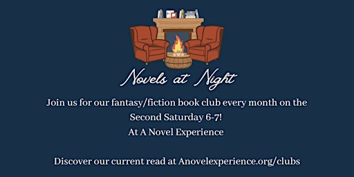 Imagen principal de Novels at Night Fantasy/Fiction Book Club