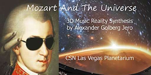 Imagem principal do evento "Mozart And The Universe" 3D Music Show at CSN Planetarium