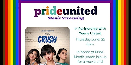 Teens United & Pride United Movie Night; Crush primary image