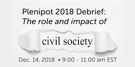 Plenipot 2018 Debrief: The role and impact of civil society primary image