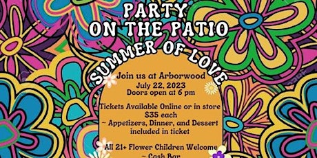 SATURDAY NIGHT REUNION  - 'PARTY ON THE PATIO'  -  SUMMER OF LOVE primary image