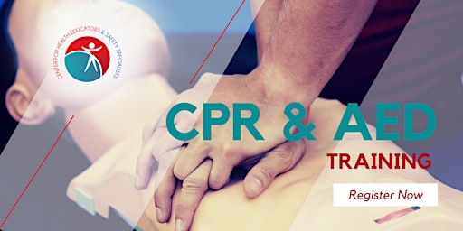 Imagem principal do evento CPR/AED Training