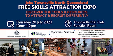 Jobs Townsville North Queensland  Skills Attraction Expo primary image