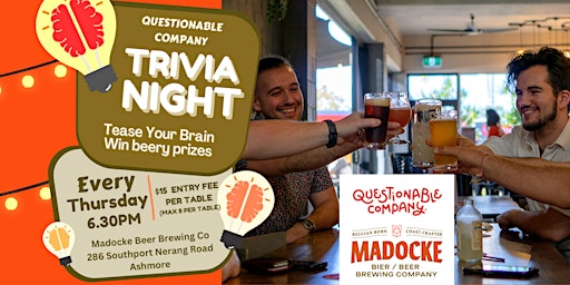 Trivia @ Madocke (by Questionable Company) primary image