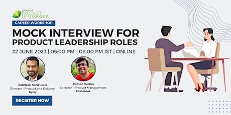 Immagine principale di [Career Workshop] Mock Interview for Product Management Roles 