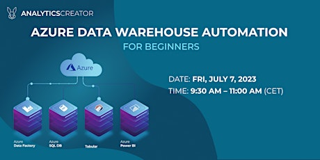 Imagen principal de Azure Data Warehouse Automation For Beginners