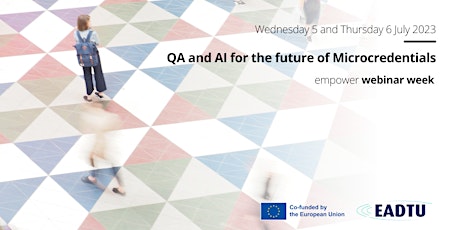 Primaire afbeelding van QA and AI for the future of Microcredentials | Webinar Week