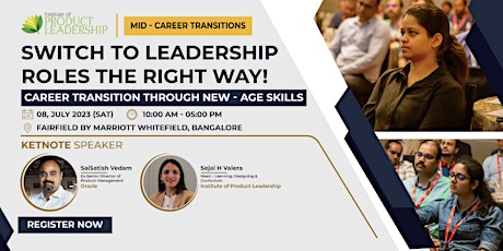 Imagem principal do evento [Mid Career Transition ] Switch to Leadership Roles the Right Way!