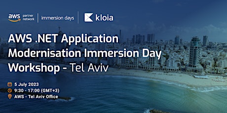 AWS .NET Application Modernisation Immersion Day Workshop - Tel Aviv primary image