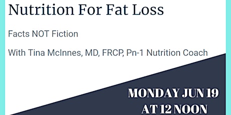 Imagem principal do evento Nutrition for Fat Loss: Facts NOT Fiction