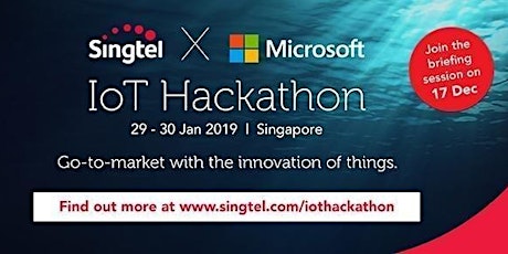 Singtel x Microsoft IoT Hackathon Briefing Session primary image