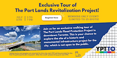 Exclusive tour of the Port Lands revitalization project primary image