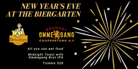 New Year's Eve at the Biergarten! primary image