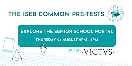 Imagen principal de The ISEB Common Pre-Tests 23/24: Senior School Portal