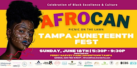 Imagen principal de AfroCAN Wknd: Tampa Juneteenth Fest