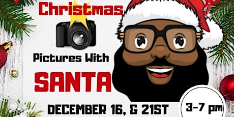 Professional Pictures With Black Santa primary image
