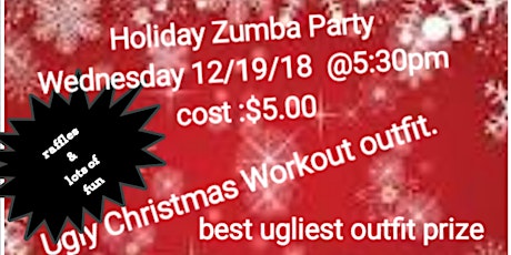 Ugly Christmas Workout Outfit Zumba Party primary image