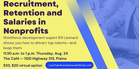 Lunch and Learn: Recruitment, Retention and Salaries in Nonprofits  primärbild