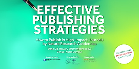 Effective Publishing Strategies - How to Publish in High-Impact Journals primary image