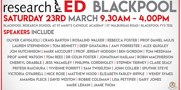 researchED Blackpool 2019