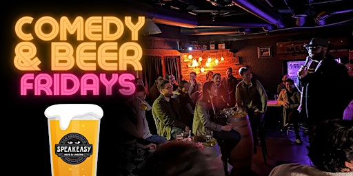 Imagem principal do evento Speakeasy Stand Up Comedy Night + $5 Beer (San Francisco / HellaFunny)