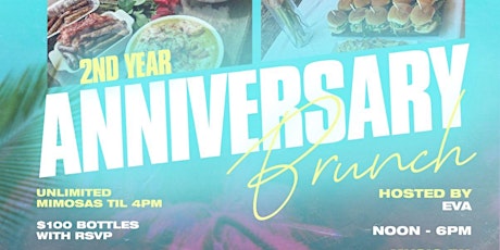 The Joint of Miami 2 Year Anniversary Brunch primary image